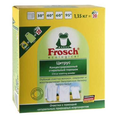 Порошок для стирки Frosch citrus универсальный 1.35 кг в Новэкс