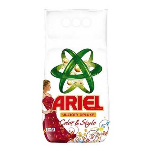 Стиральный порошок Ariel deluxe color and style автомат чистота 6 кг в Новэкс