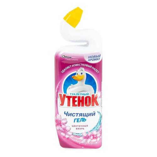 Чистящий гель Туалетный утенок для унитазов цветочный вихрь 0.75 л в Новэкс