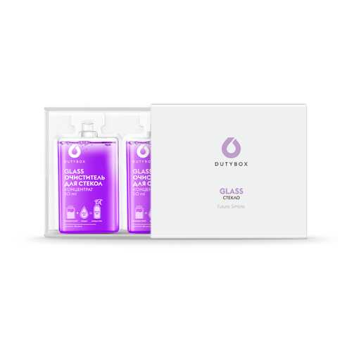 DutyBox 2 капсулы средства для мойки стёкол и зеркал серии Glass в пенале(2*50мл) в Новэкс