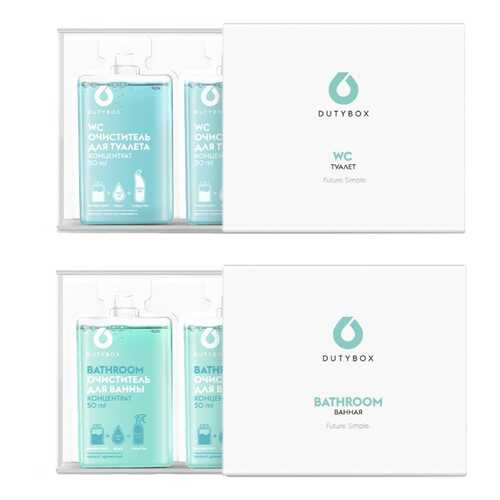 Набор DutyBox средство д/сантехники Bathroom 2*50 мл + очиститель WC 2*50мл в Новэкс