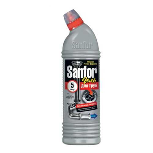 Средство для очистки труб и сливов Sanfor 750 мл в Новэкс
