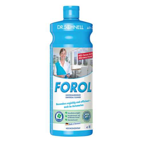 Средство Dr.schnell forol чистящее универсальное щелочное для водостойких поверхностей 1 л в Новэкс
