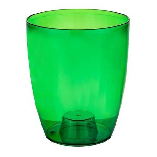Кашпо ElfPlast для орхидей №1, прозрачно-зеленый, 1.1 л в Новэкс