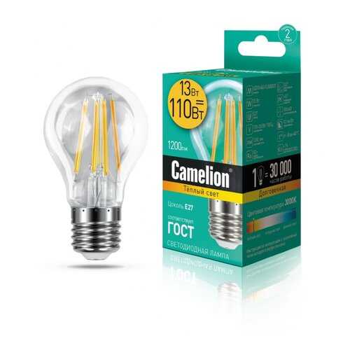 Лампа Camelion LED13-A60-FL/830/E27 в Новэкс