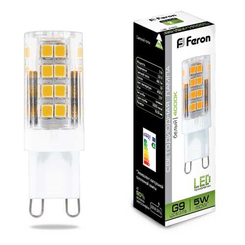Лампа светодиодная Feron LB-432 G9 5W 4000K 25770 в Новэкс