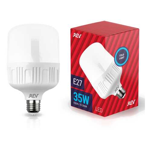 Лампа светодиодная REV T120 E27 35W, 6500К, PowerMax, дневной свет в Новэкс