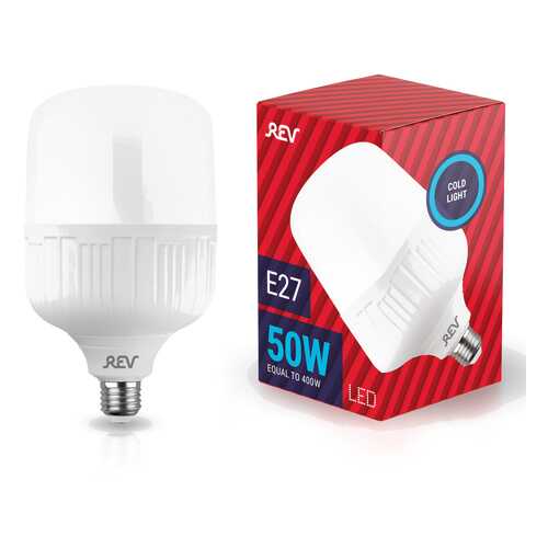 Лампа светодиодная REV T125 E27 50W 6500К, PowerMax, дневной свет в Новэкс
