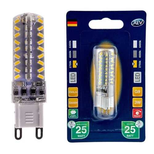Лампочка светодиодная LED, G9 3W 2700K теплый свет в Новэкс