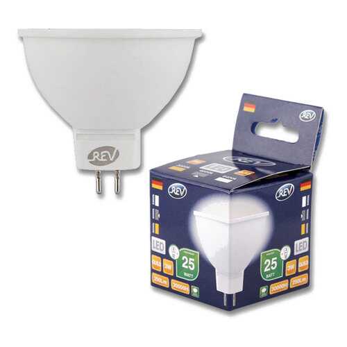 Лампочка светодиодная LED, MR16 GU5.3 3W 4000K холодный свет в Новэкс