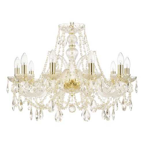 Люстра хрустальная 105/10/240 G Bohemia Ivele Crystal в Новэкс