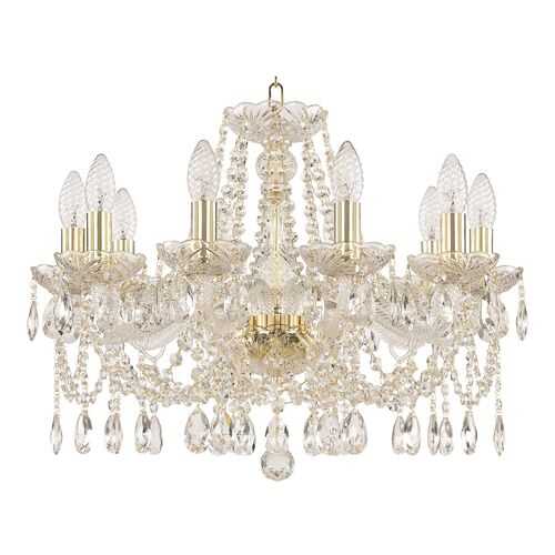 Люстра хрустальная 107/10/200 G Bohemia Ivele Crystal в Новэкс