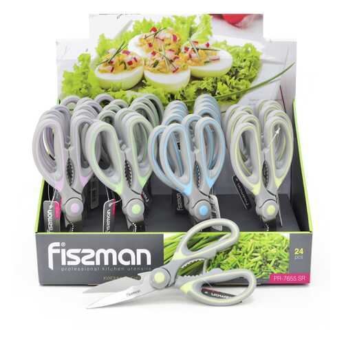 Ножницы бытовые 20 см кухонные (нерж. сталь) Fissman 7655 в Новэкс