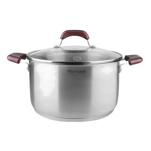 Кастрюля Rondell Bojole RDS-736 Серебристый; красный (дубль) в Новэкс