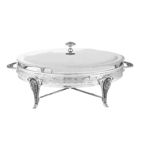 Блюдо с подогревом Regent Silverware Британи 44x25x21см овальное в Новэкс