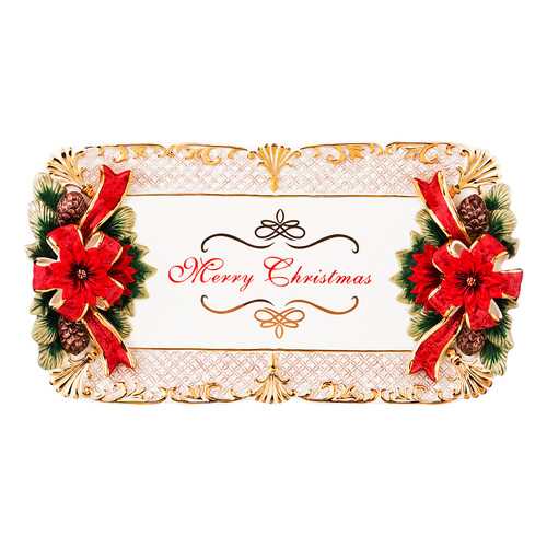 Блюдо сервировочное Lefard, Christma, 50,5x27x7 см в Новэкс