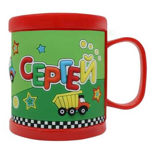 Детская кружка 3D Be Happy с именем Сергей в Новэкс