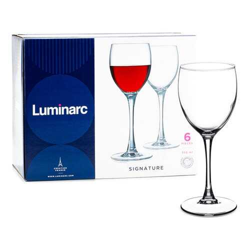 Набор фужеров Luminarc signature для красного вина 6шт в Новэкс