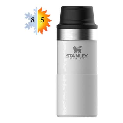 Термокружка 0.35л STANLEY Classic One hand 2.0 - Белая (10-06440-016) в Новэкс