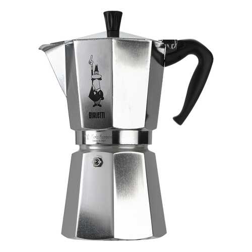 Кофеварка гейзерная Bialetti Moka Express 1166 Серебристый в Новэкс