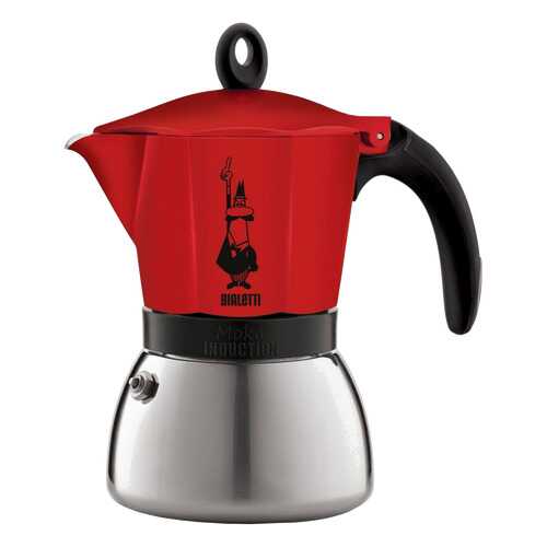 Кофеварка гейзерная Bialetti Moka Induction Red в Новэкс