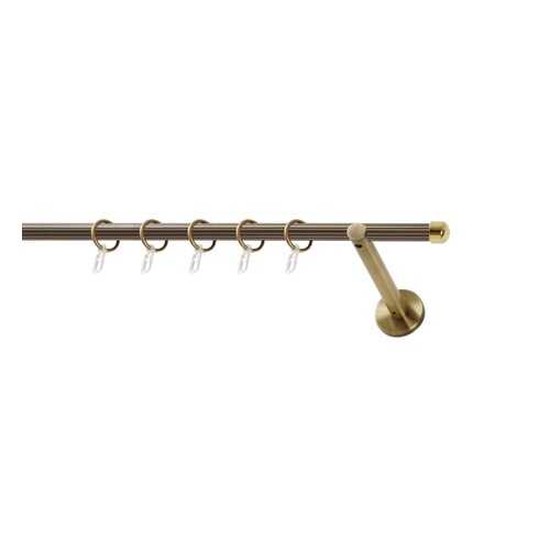 Карниз Art Decor WERDECO, рифленая труба, 2,0м, д=16мм., К_ADZ_1_16_антик200 в Новэкс
