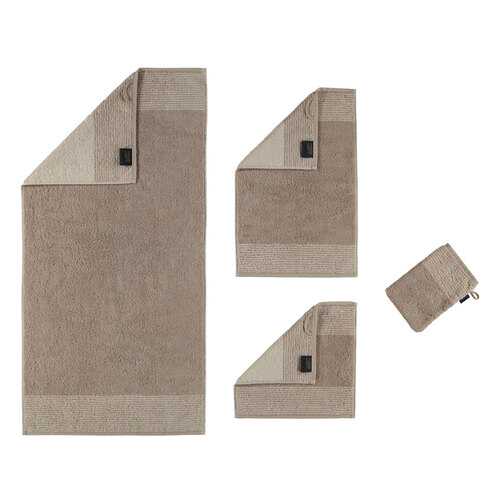 Полотенце CAWO TWO-TONE 50x100см, цвет песочный в Новэкс