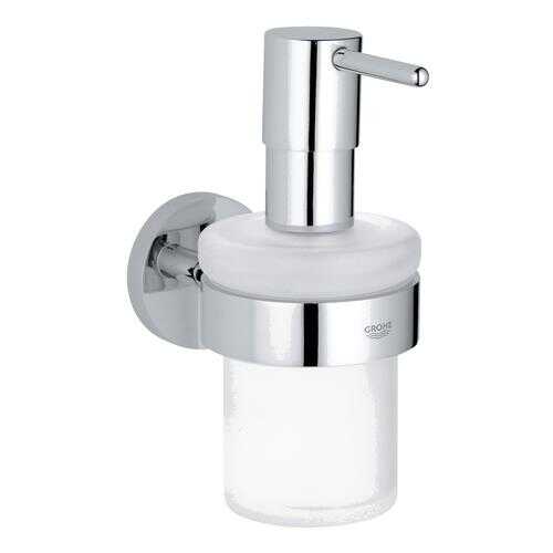 Дозатор жидкого мыла GROHE Essentials с держателем, хром в Новэкс