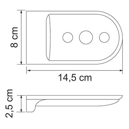 Мыльница решетка, Wasserkraft Kammel K-8369WHITE в Новэкс